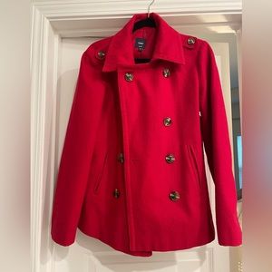 Red Peacoat
